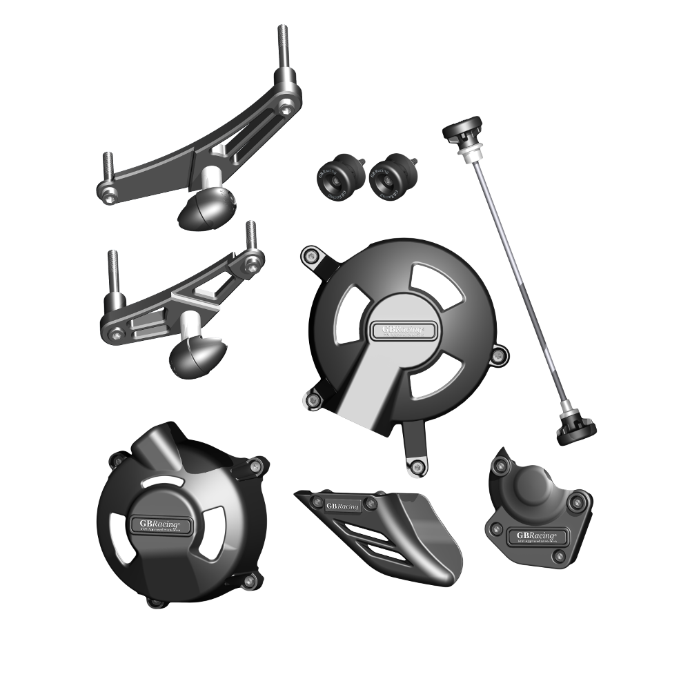 GBRacing Crash Protection Set (Street/6mm) Triumph Daytona 675 Street Triple R