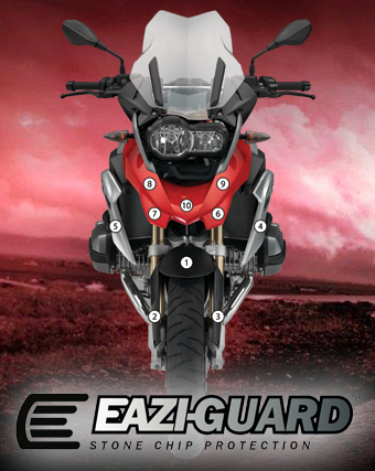 Eazi-Guard Paint Protection Film for BMW R1200GS 2014 - 2016, gloss or matte