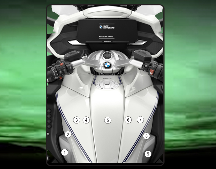 Eazi-Guard Tank Protection Film for BMW K1600 GTL B, gloss or matte