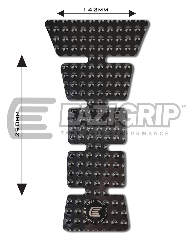 Eazi-Grip EVO Centre Tank Pad E 142mm x 290mm, clear or black